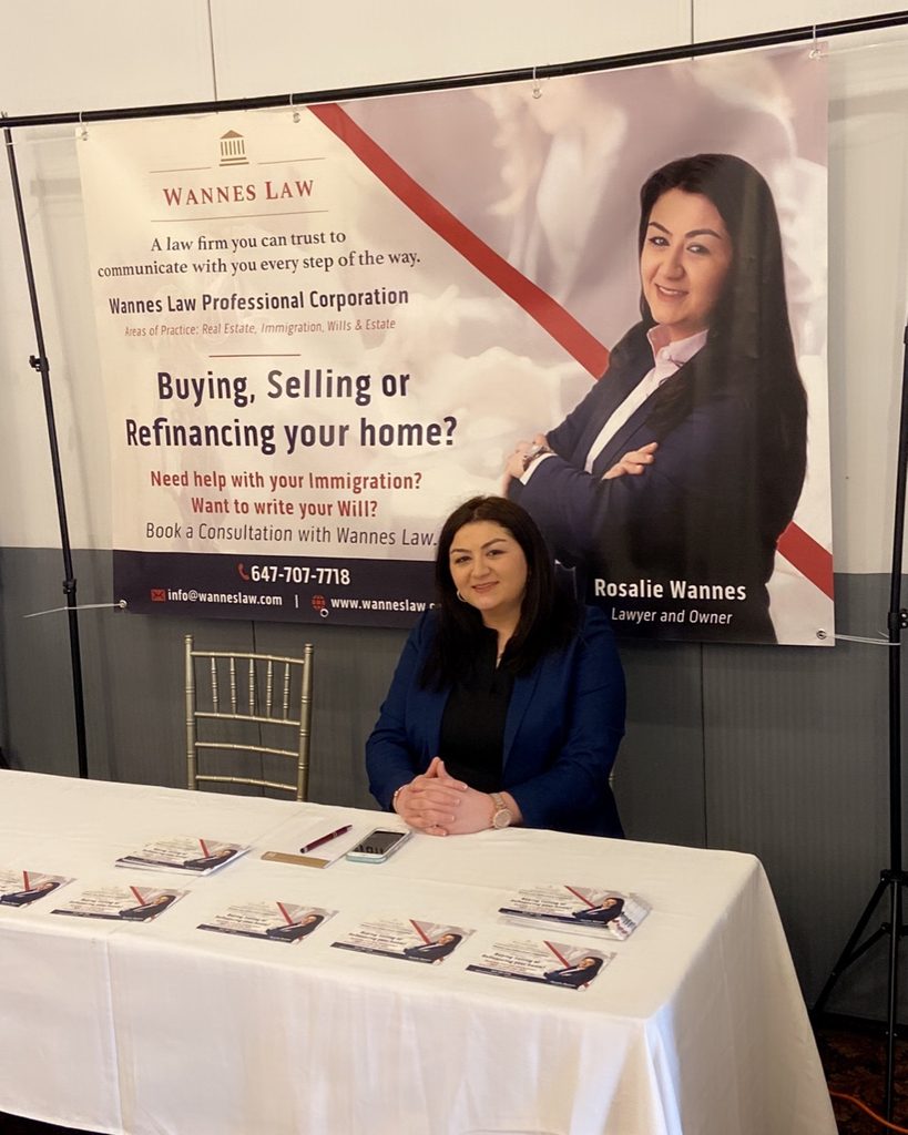 Rosalie Wannes, Toronto real estate lawyer, at a Wannes Law consultation event for home buyers and sellers